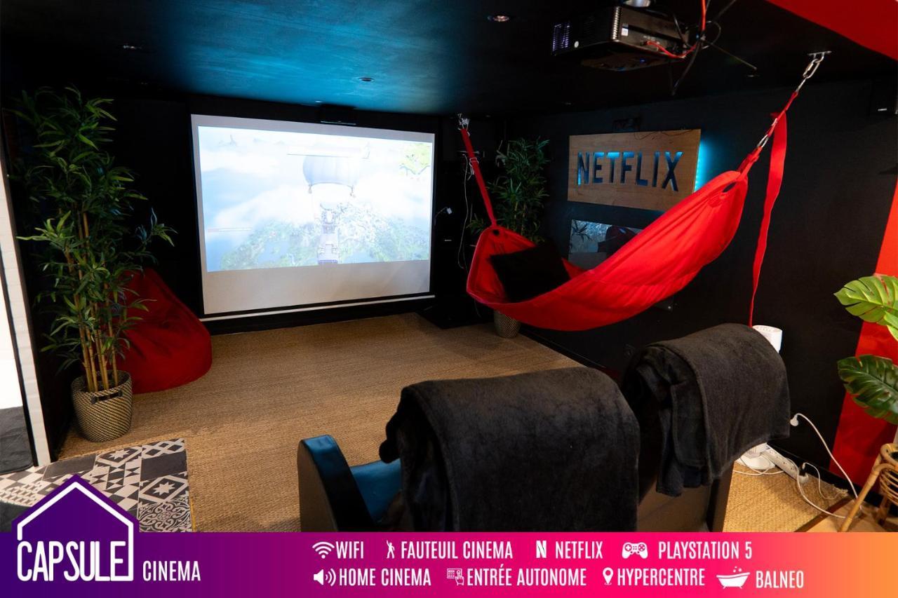 Capsule movie avec Balneo home cinema playstation 5 Valenciennes Extérieur photo